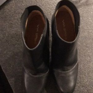 Barely worn Black Via Spiga Bootie Heels